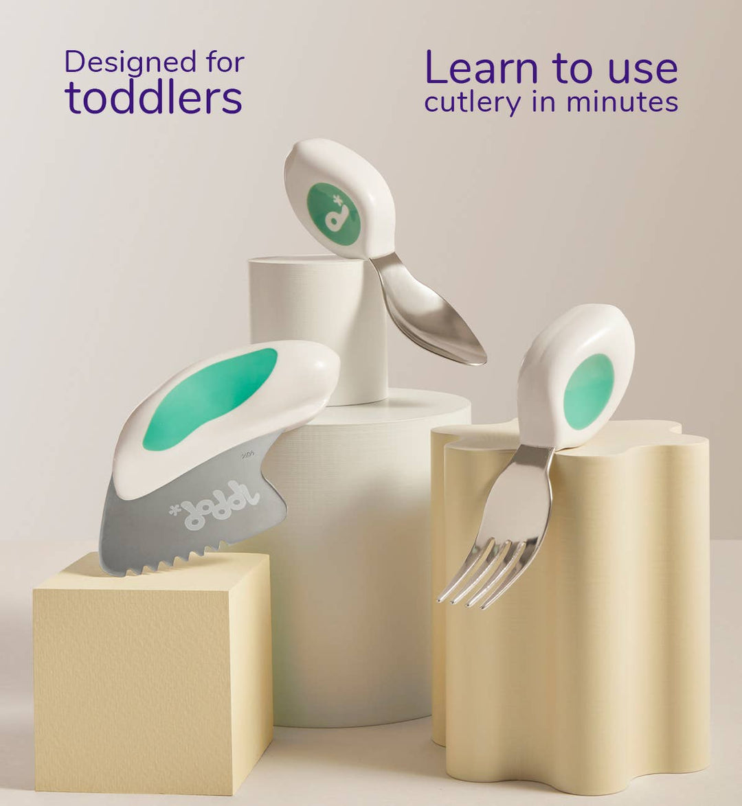 Doddl toddler spoon, fork &amp; knife cutlery set