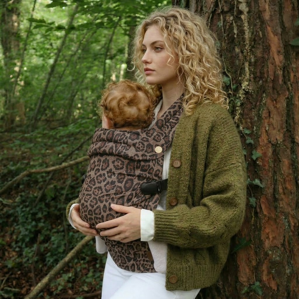 Nomad Air Animal Print Baby Carrier - Jaguar.