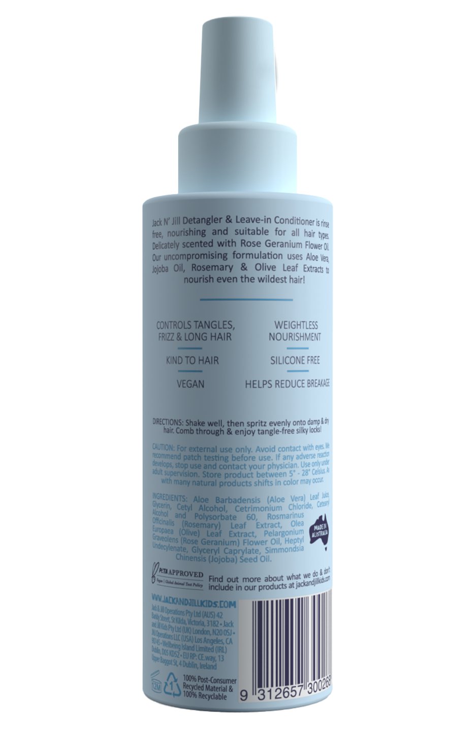 Detangler &amp; Leave-in Conditioner - Natural 200mL