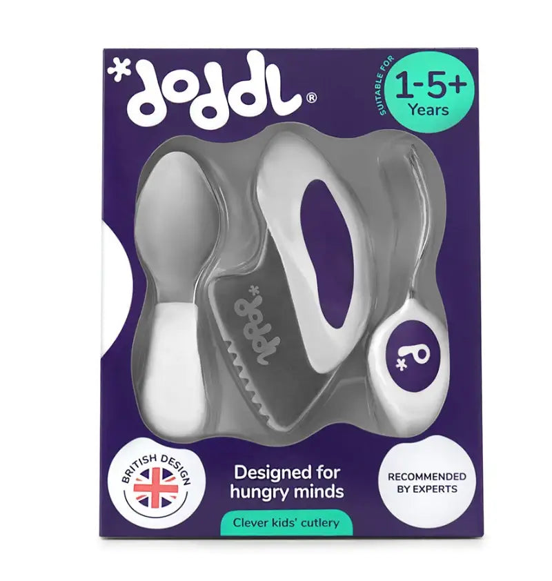 Doddl toddler spoon, fork &amp; knife cutlery set