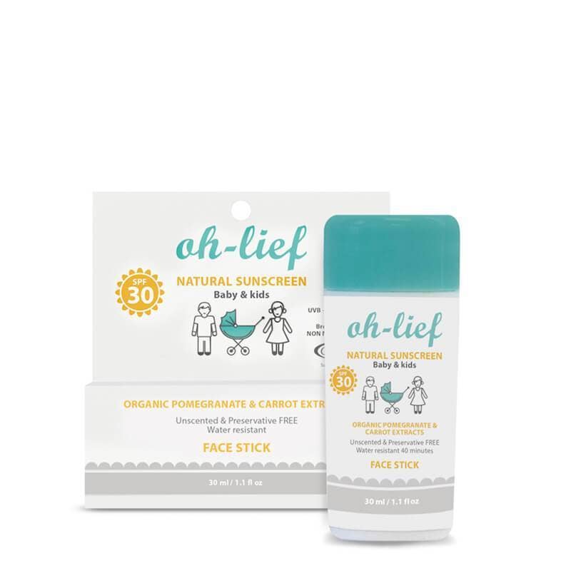 Oh-Lief Natural Sunscreen Face Stick
