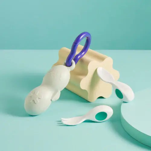 Doddl baby spoon and fork set with travel case