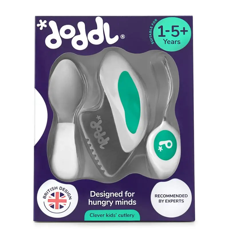 Doddl toddler spoon, fork &amp; knife cutlery set